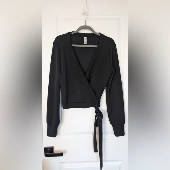 Spanx Women’s Air Essential Ballet Wrap Black Size Small - Picture 1 of 12